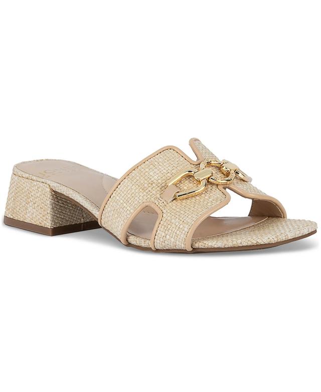 Jones New York Womens Unsa Block Heel Slide Sandals Product Image