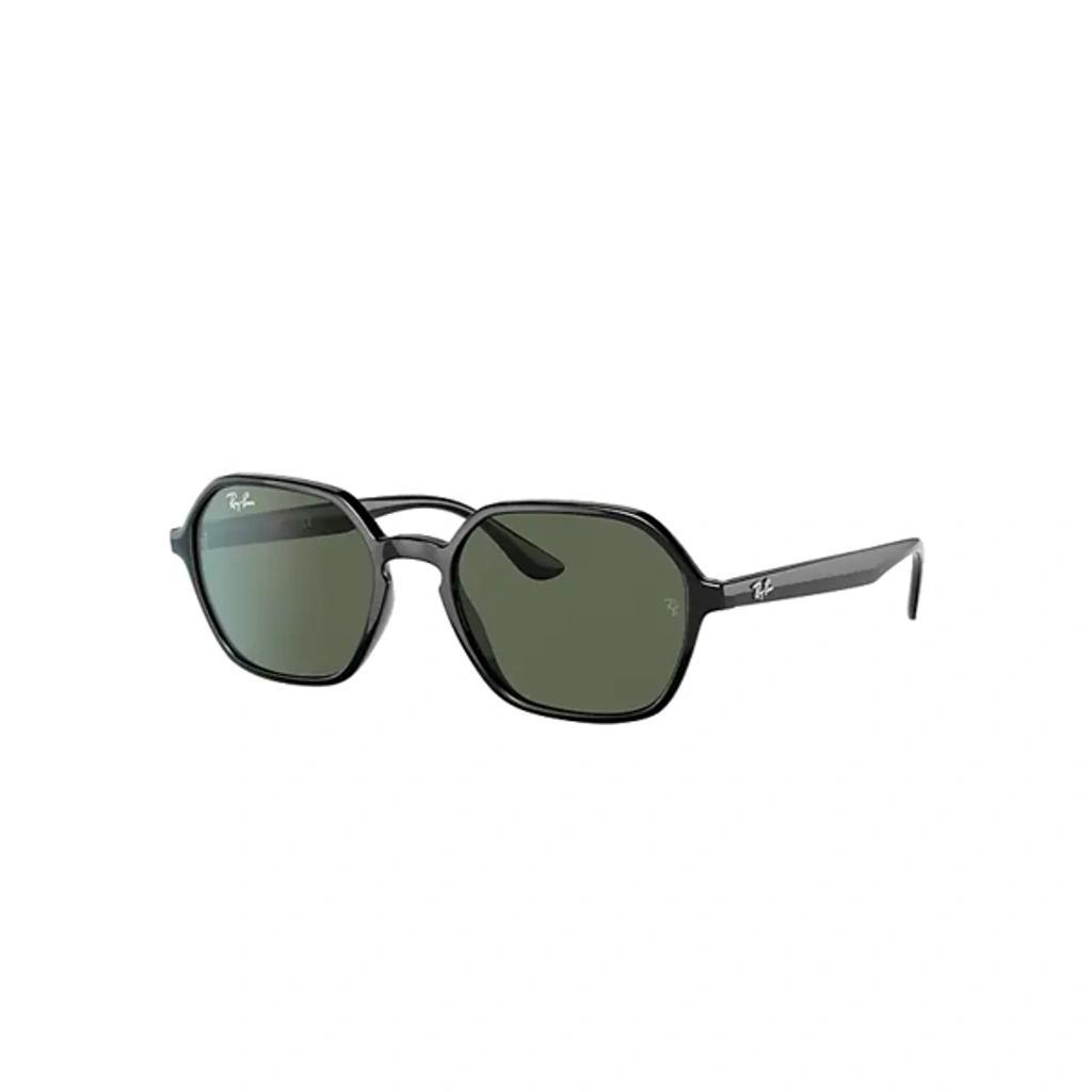 RAY BAN Rb4361 Sunglasses Black Frame Green Lenses 52-18 Product Image