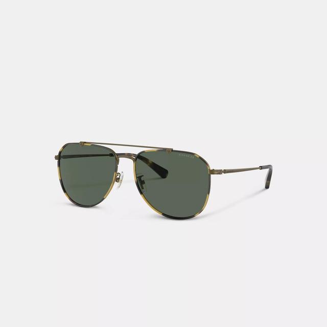 Belvoir & Co Kennedy Sunglasses Green/Gold Product Image