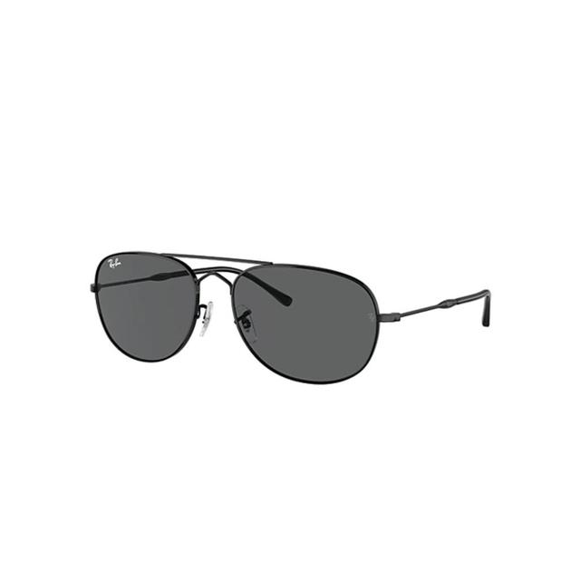 RAY BAN Bain Bridge Sunglasses Black Frame Grey Lenses 57-17 Product Image