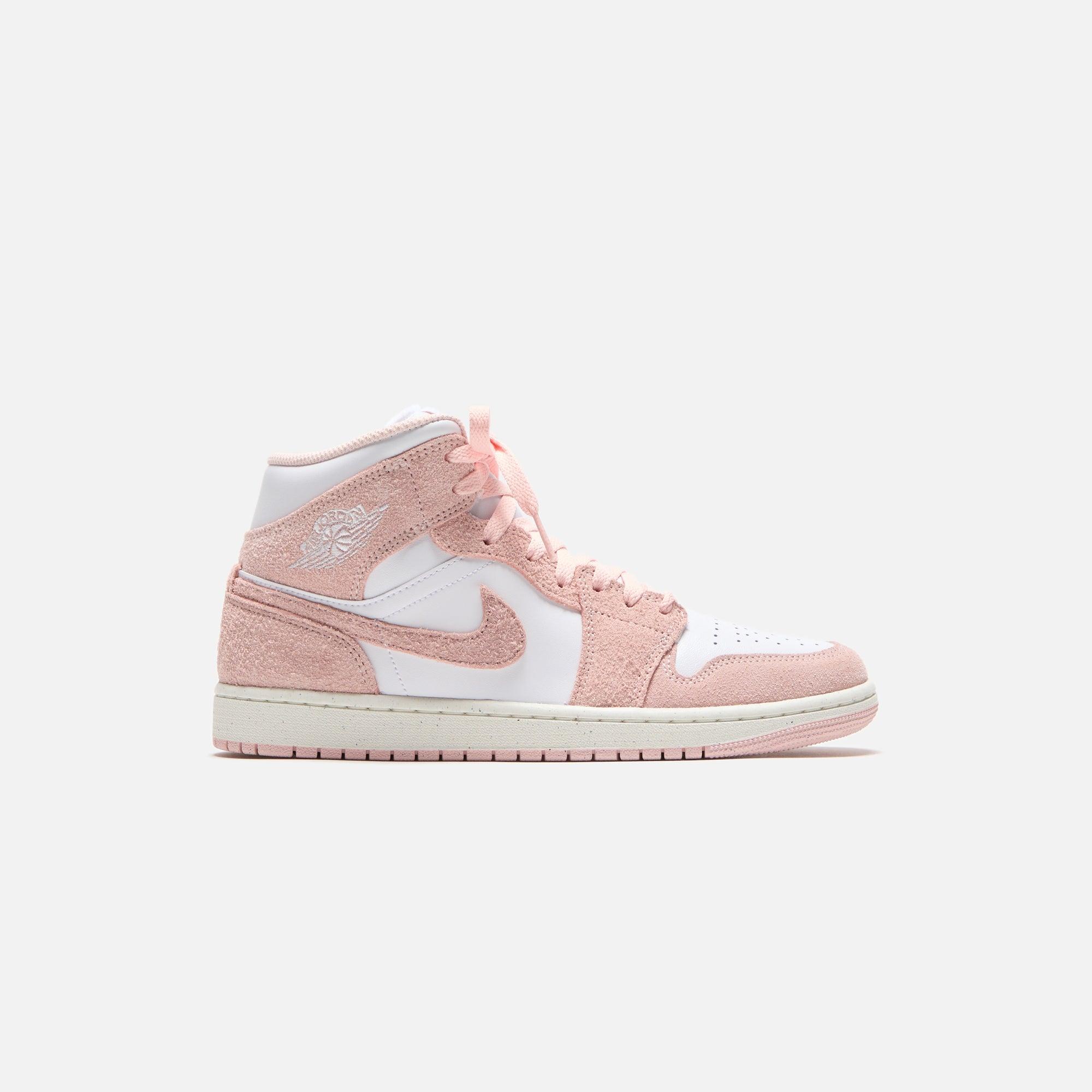 Jordan Air Jordan 1 Mid SE - White / Legend Pink / Sail Male Product Image