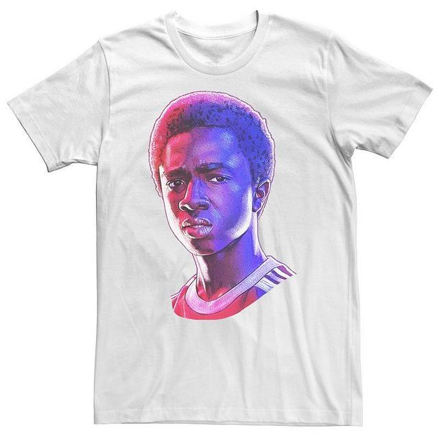 Big & Tall Stranger Things Lucas Rose Tone Portrait Tee, Mens Product Image