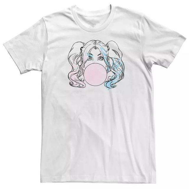 Big & Tall DC Comics Harley Quinn Crayon Outline Tee, Mens Product Image