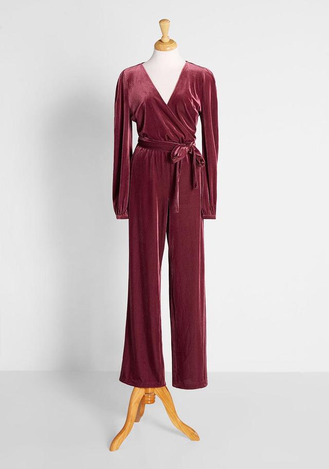 A Velvet Persuasion Jumpsuit Product Image