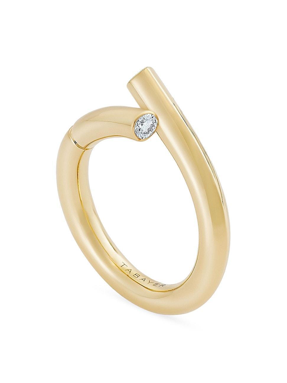 Womens Oera 18K Yellow Gold & Diamond Ring Product Image