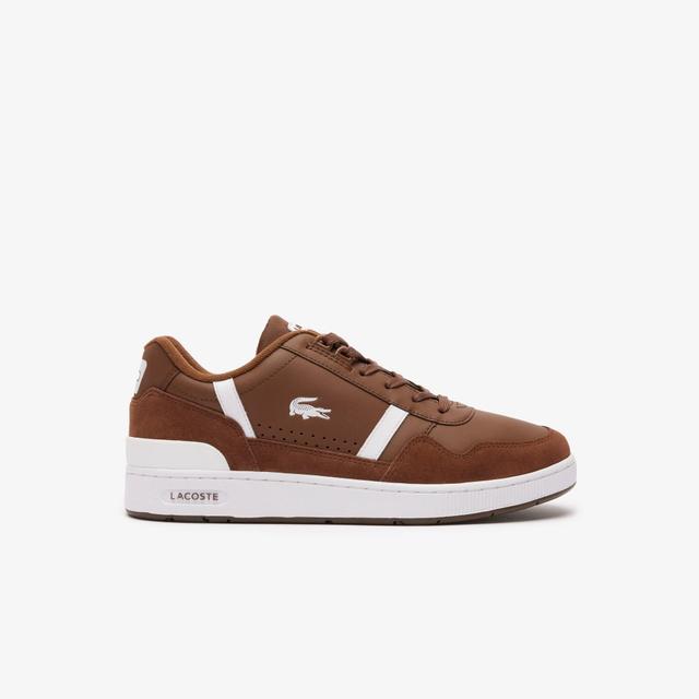 Men's T-Clip Leather BiColour Trainers Product Image