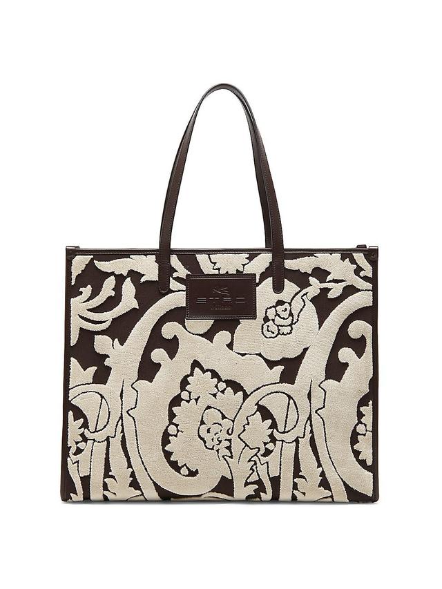 Womens Paisley Knit Shopper Product Image