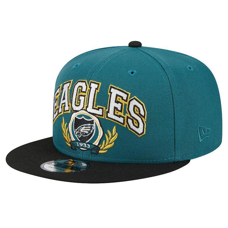 Mens New Era Midnight /Black Philadelphia Eagles Team Establish 9FIFTY Snapback Hat Product Image