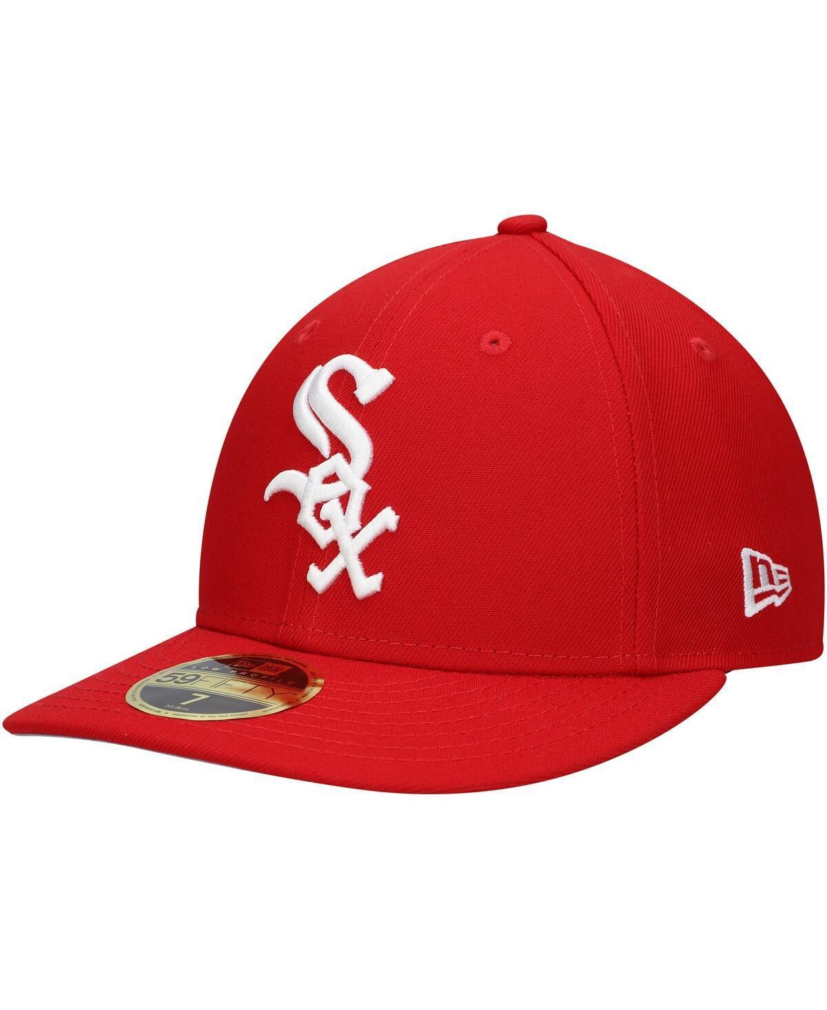 Mens New Era Scarlet Chicago White Sox Low Profile 59FIFTY Fitted Hat Product Image