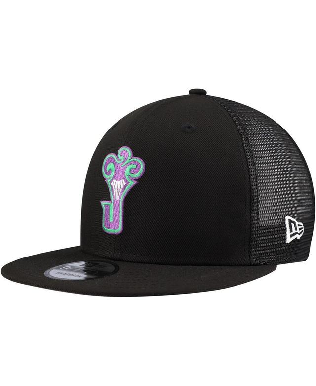 New Era Mens Black Batman 9FIFTY Snapback Trucker Hat Product Image