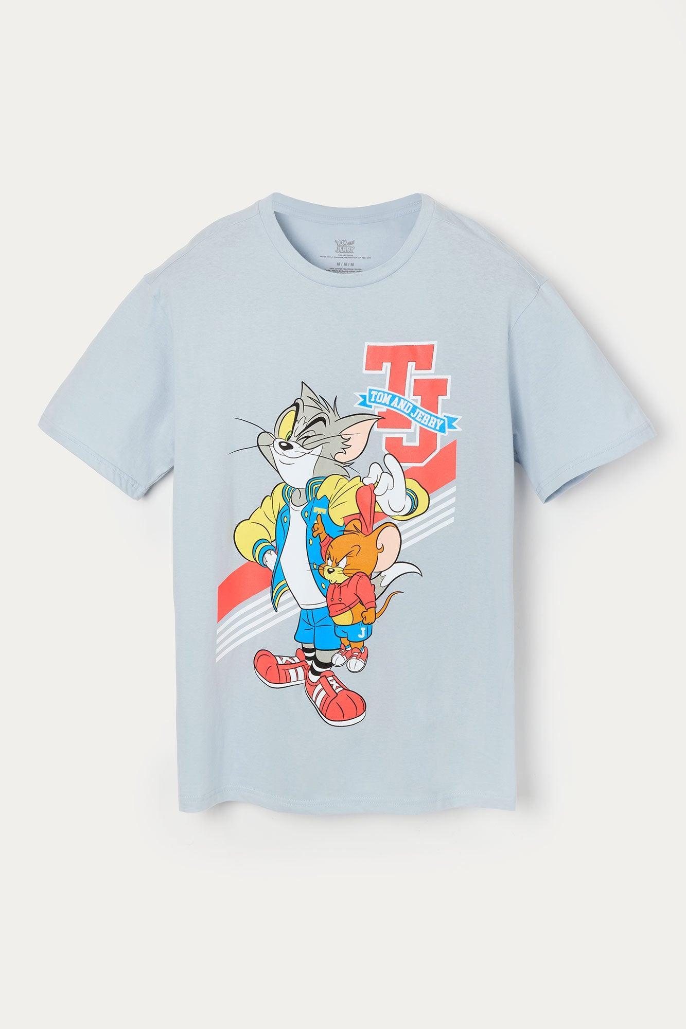 Tom and Jerry Graphic T-Shirt Male Product Image