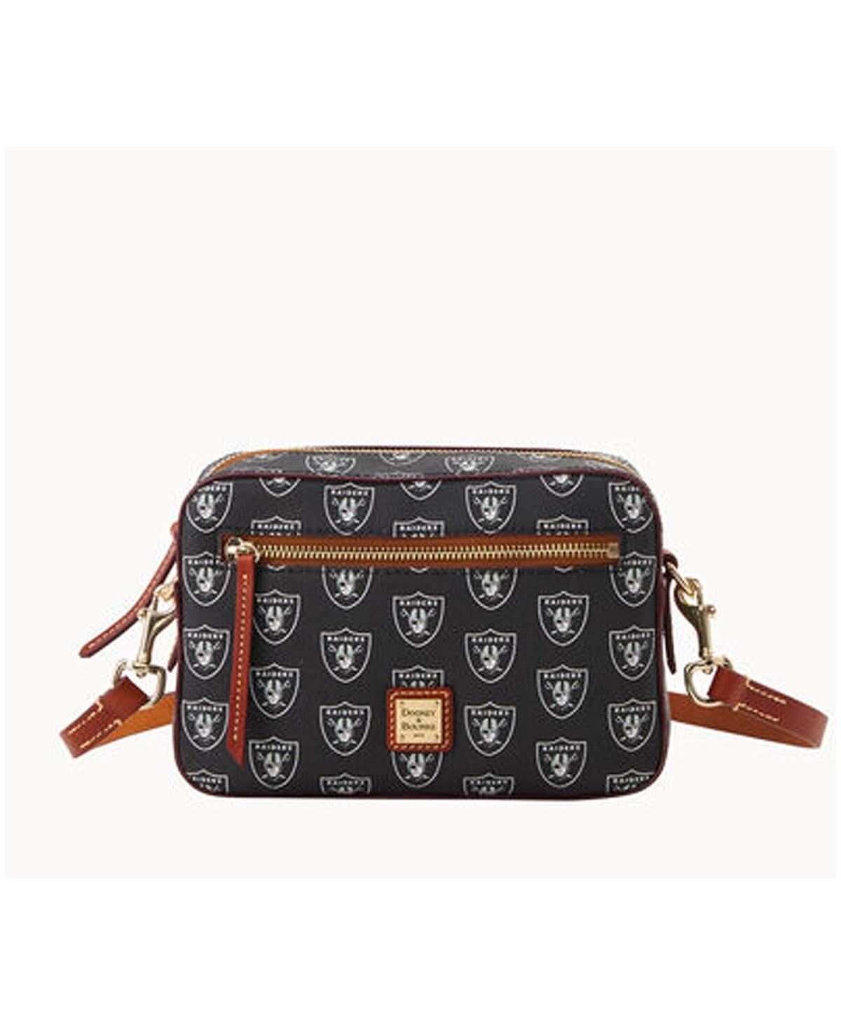 Womens Dooney & Bourke Las Vegas Raiders Signature Camera Zip Crossbody Purse Product Image