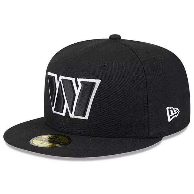 Mens New Era Black Washington Commanders 2023 NFL Crucial Catch 59FIFTY Fitted Hat Product Image