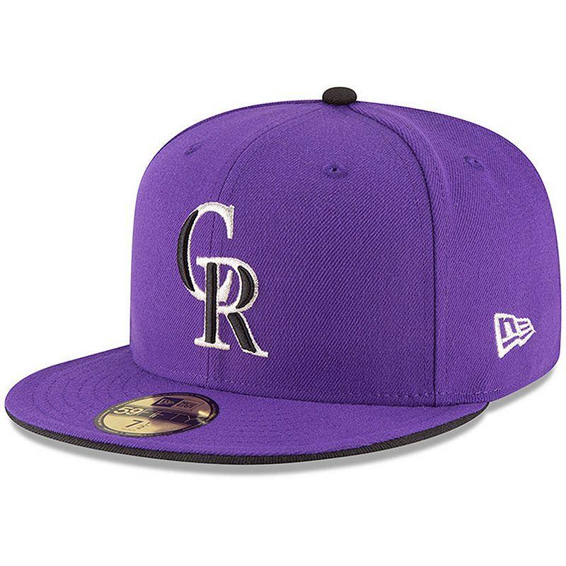 New Era Mens Colorado Rockies Authentic Collection On Field 59FIFTY Structured Hat Product Image