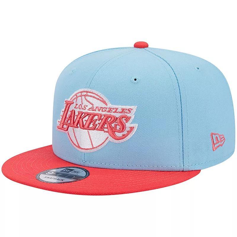 Mens New Era Powder Blue Los Angeles Lakers 2-Tone Color Pack 9FIFTY Snapback Hat - Powder Blue Product Image