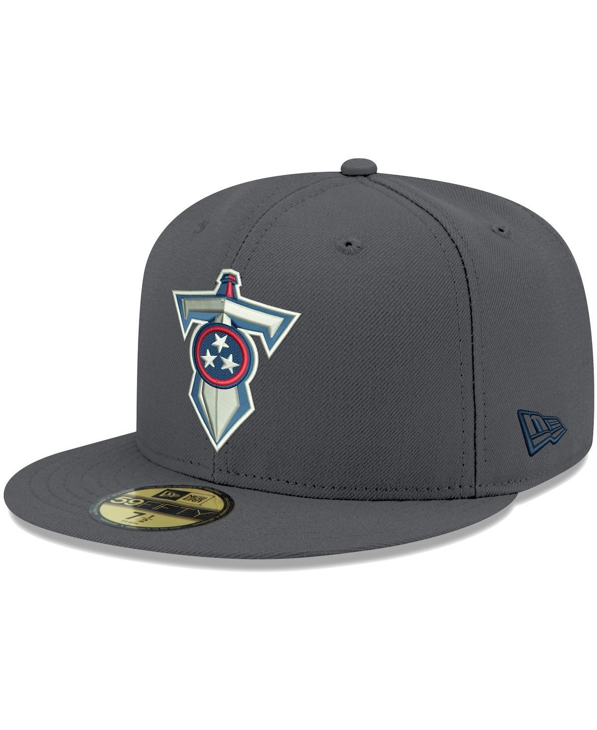 Mens New Era Graphite Tennessee Titans Alternate Logo Storm Ii 59Fifty Fitted Hat Product Image