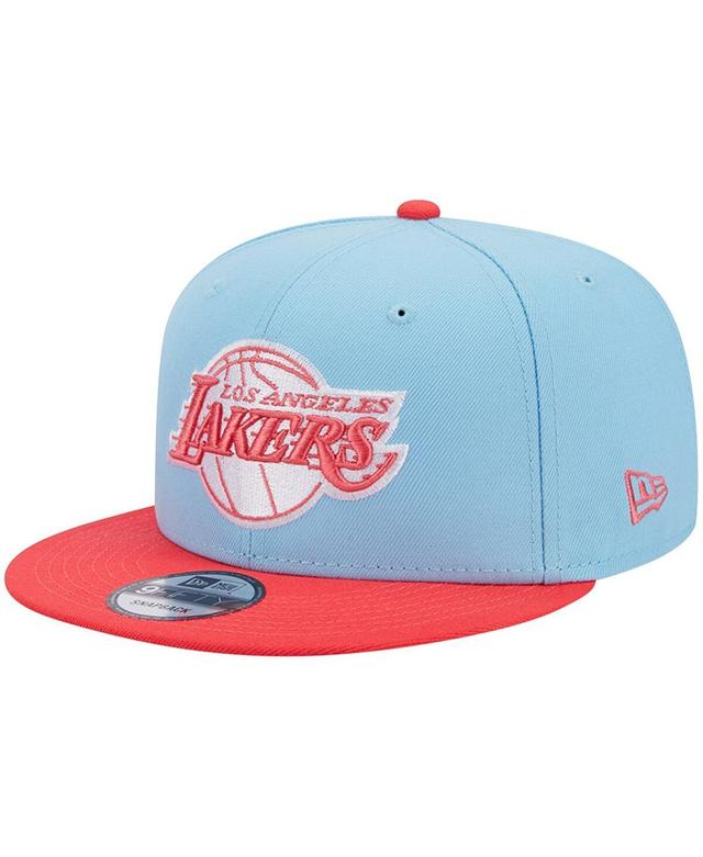 Mens New Era Powder Blue Los Angeles Lakers 2-Tone Color Pack 9FIFTY Snapback Hat - Powder Blue Product Image