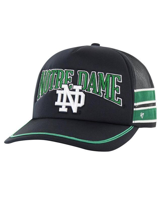 Mens 47 Notre Dame Fighting Irish Sideband Trucker Adjustable Hat, Blue Product Image