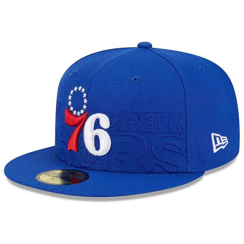 Mens New Era Royal Philadelphia 76ers 2023 NBA Draft 59FIFTY Fitted Hat Product Image