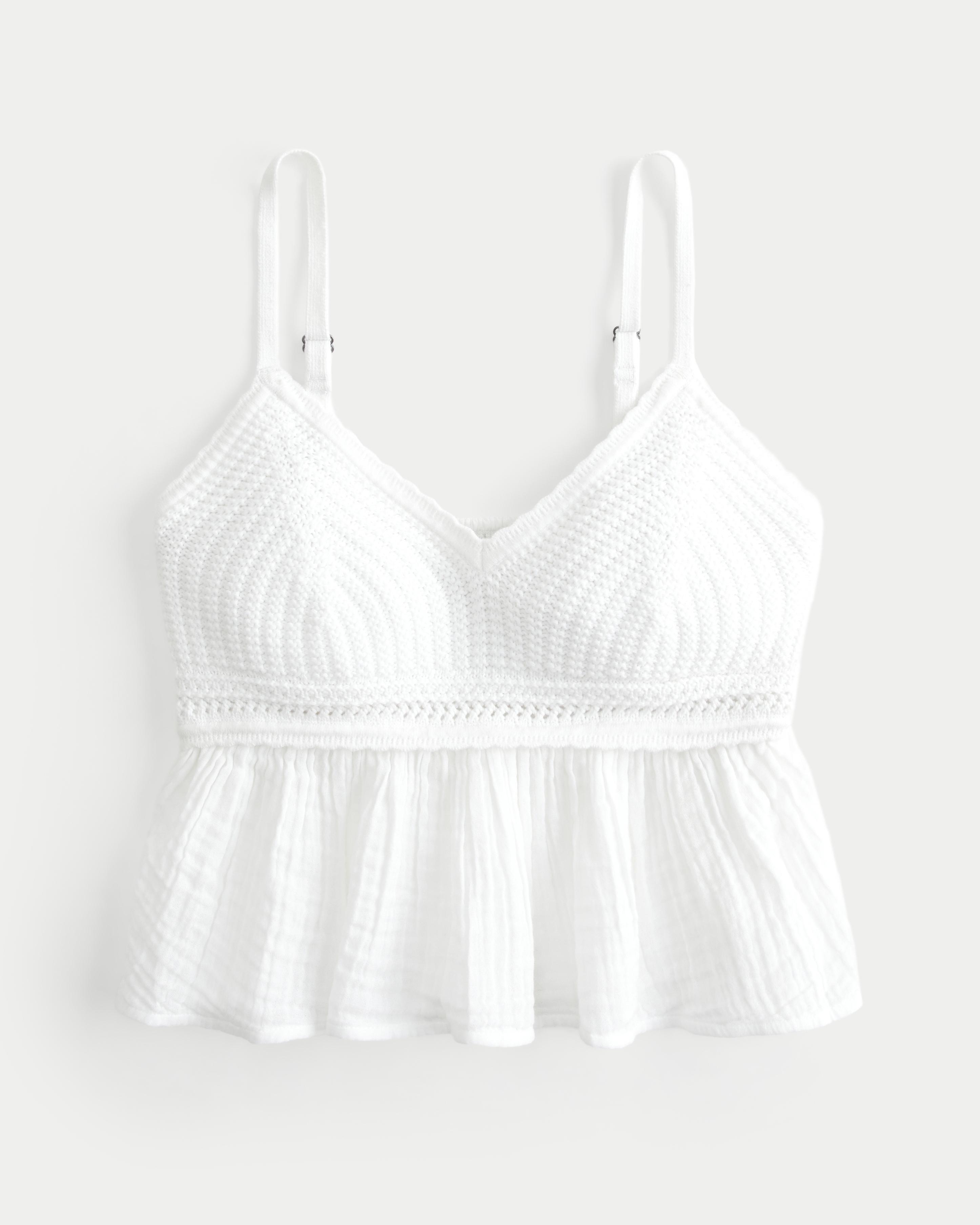 Easy Crochet-Style Babydoll Top Product Image