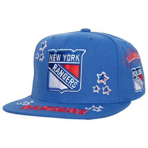 Mitchell & Ness Mens New York Rangers Mitchell & Ness Rangers All Out Snapback - Mens Product Image