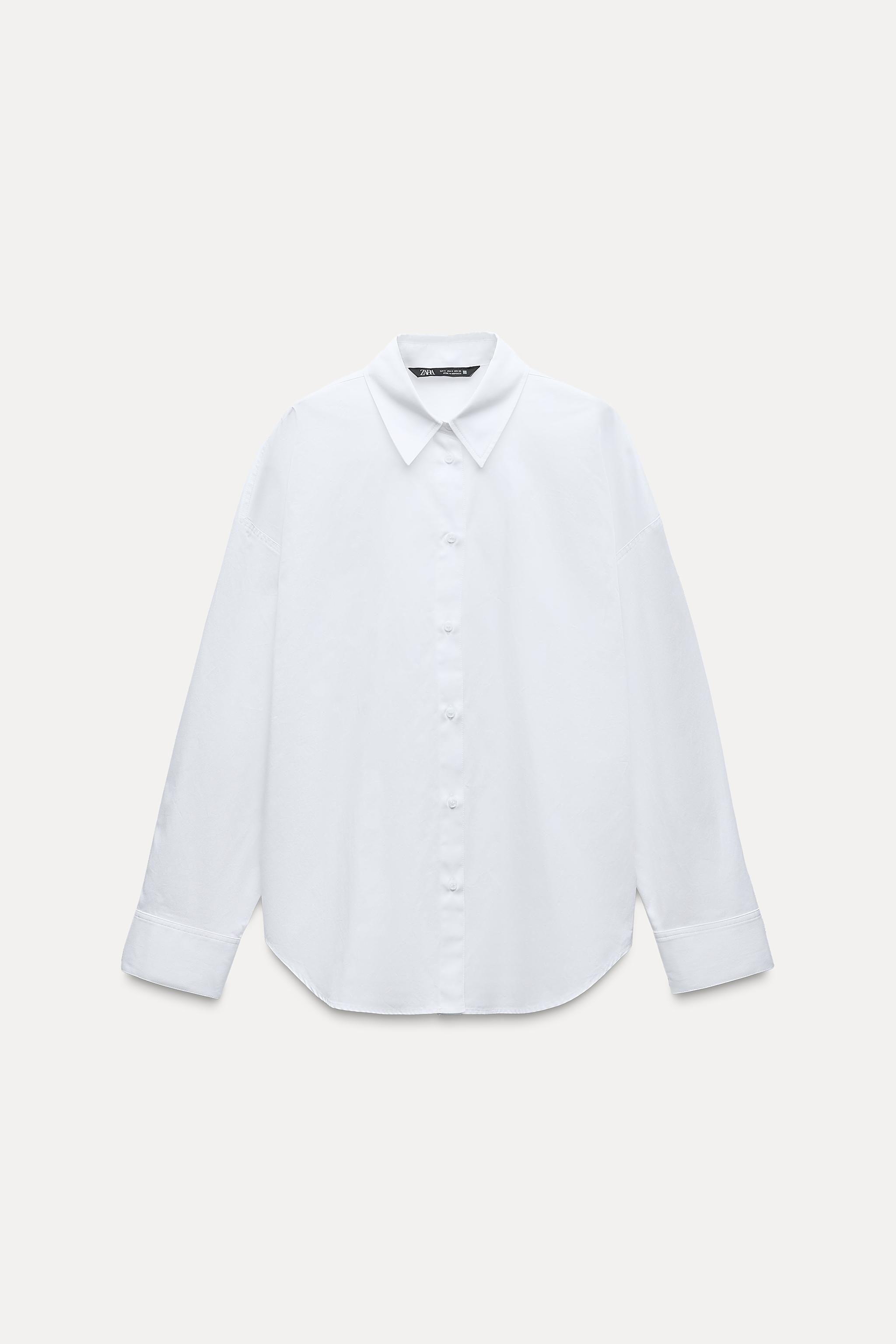 ELASTIC BACK POPLIN SHIRT Product Image