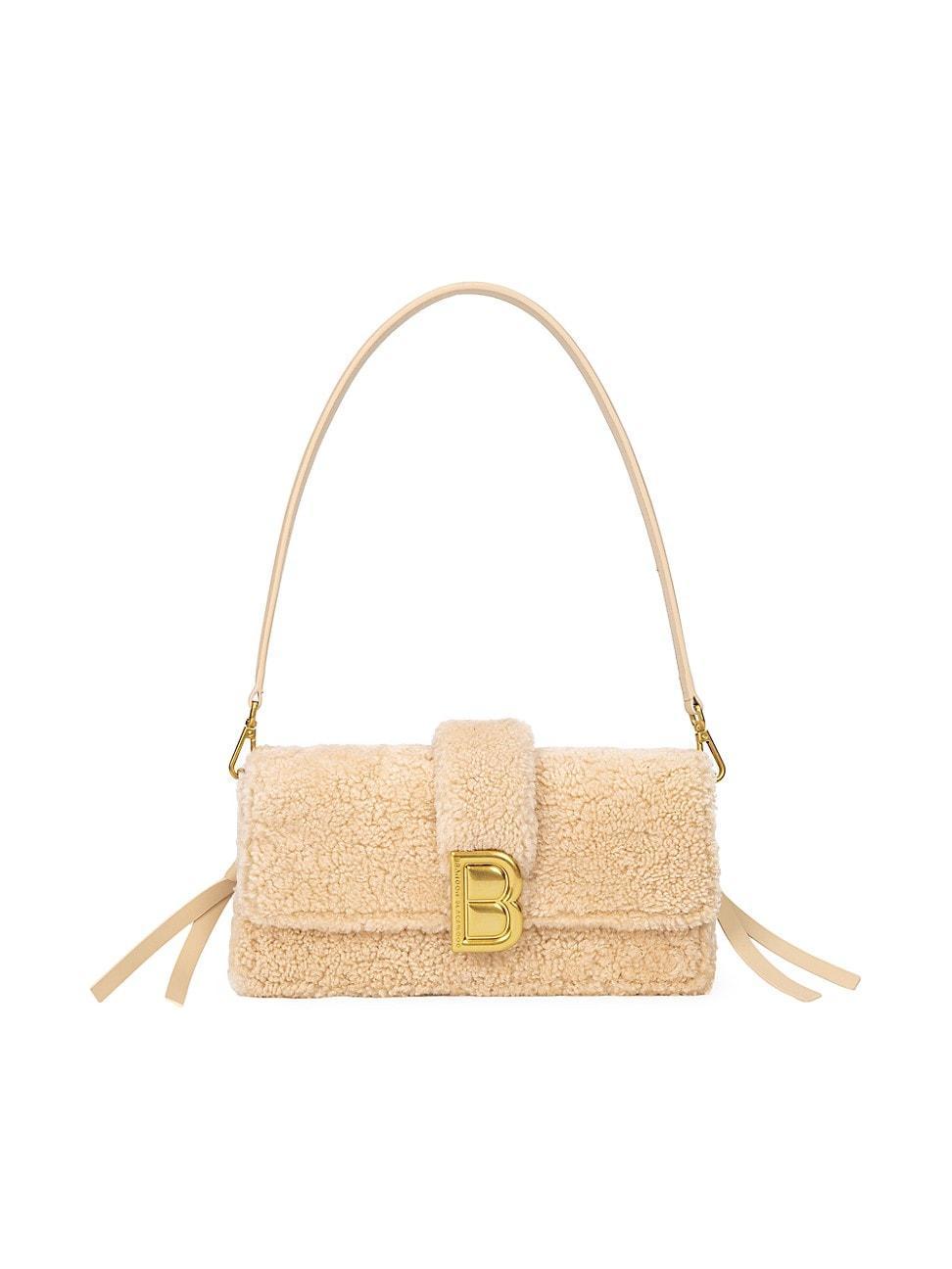 Brandon Blackwood Nia Genuine Shearling Crossbody Bag Product Image