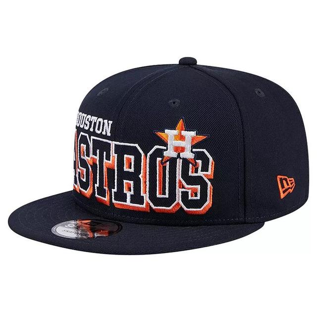 Mens New Era Houston Astros Game Day Bold 9FIFTY Snapback Hat, Blue Product Image