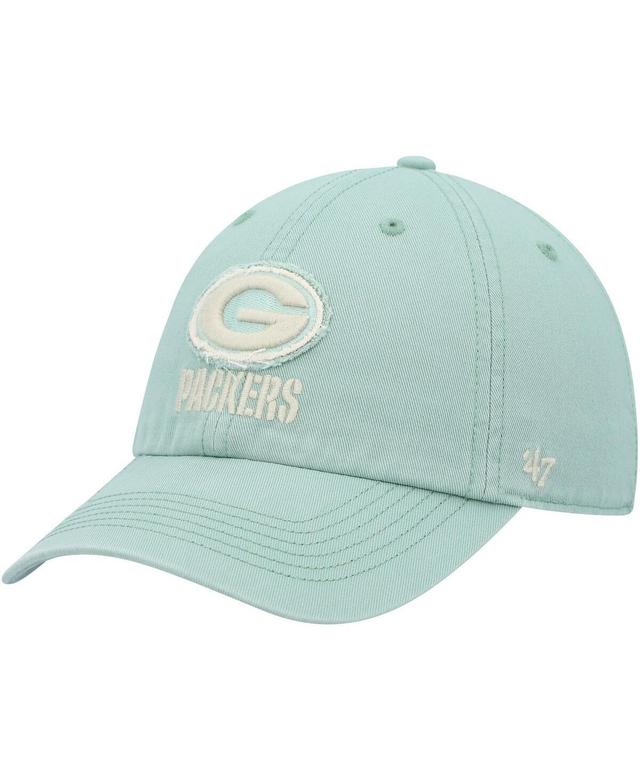 Mens 47 Brand Mint Green Bay Packers Chasm Clean Up Adjustable Hat Product Image