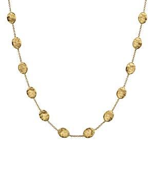 Womens Siviglia 18K Yellow Gold Large Bead Station Necklace/17.5 Product Image