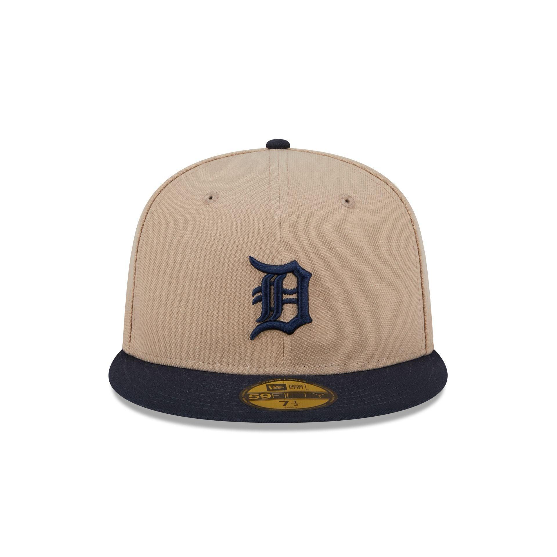 Detroit Tigers Camel 59FIFTY Fitted Hat Male Product Image