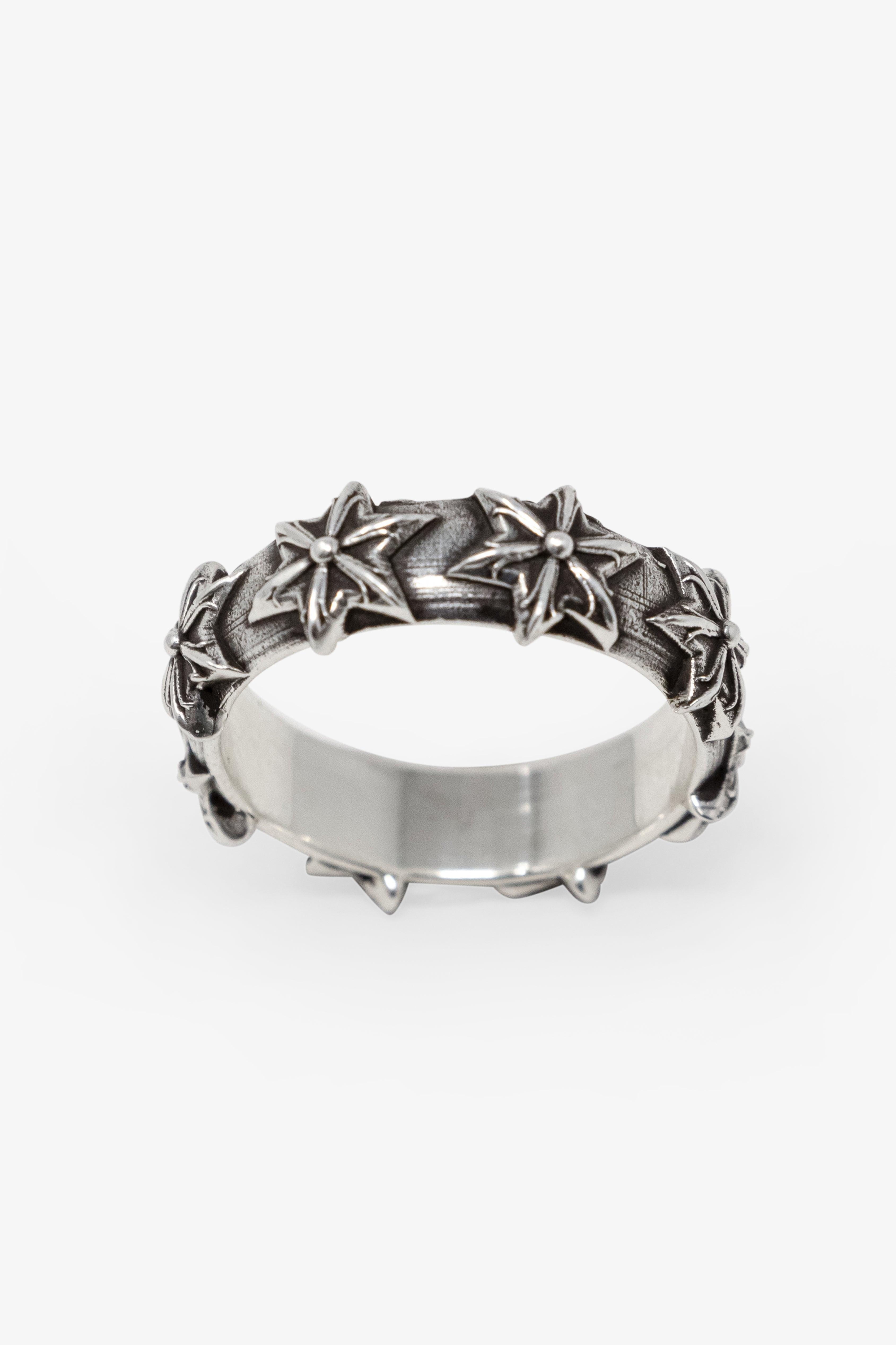 Star Sterling Silver Ring - SIlver Product Image