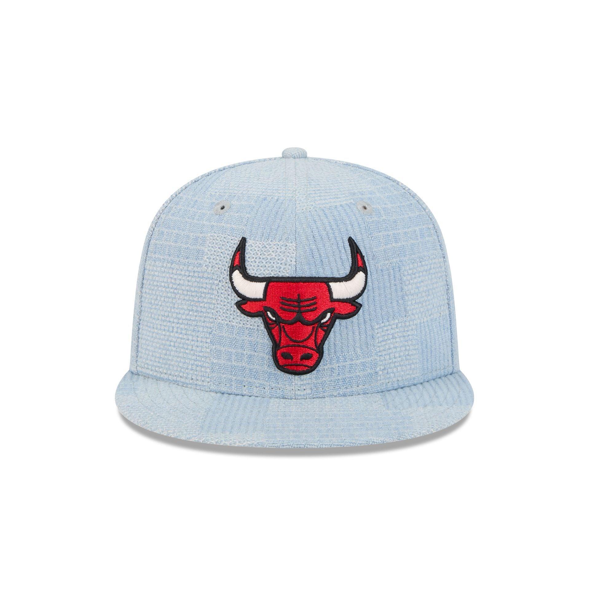 Chicago Bulls Denim Patchwork 9FIFTY Snapback Hat Male Product Image