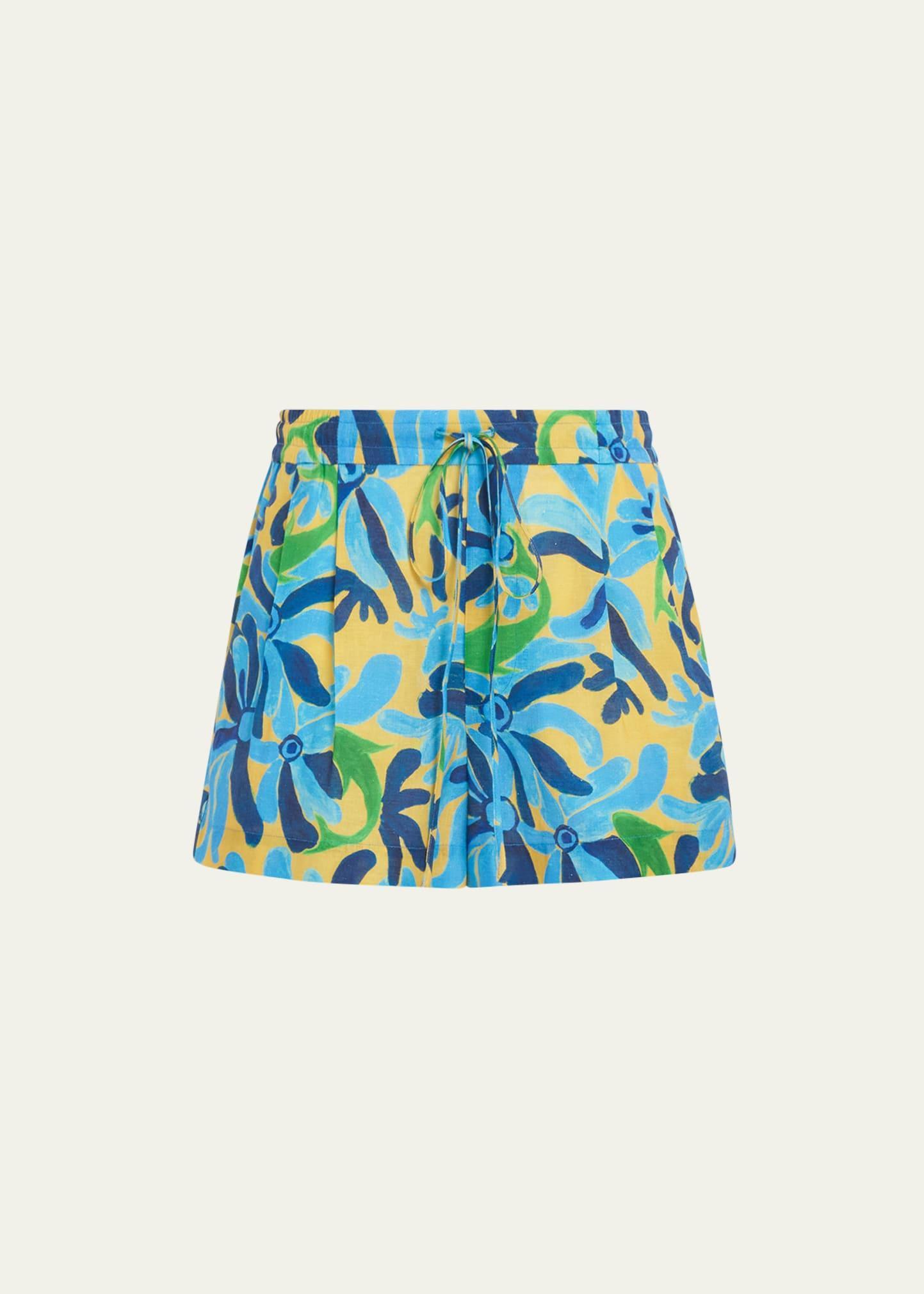 Womens Marni x No Vacancy Floral Drawstring Shorts Product Image