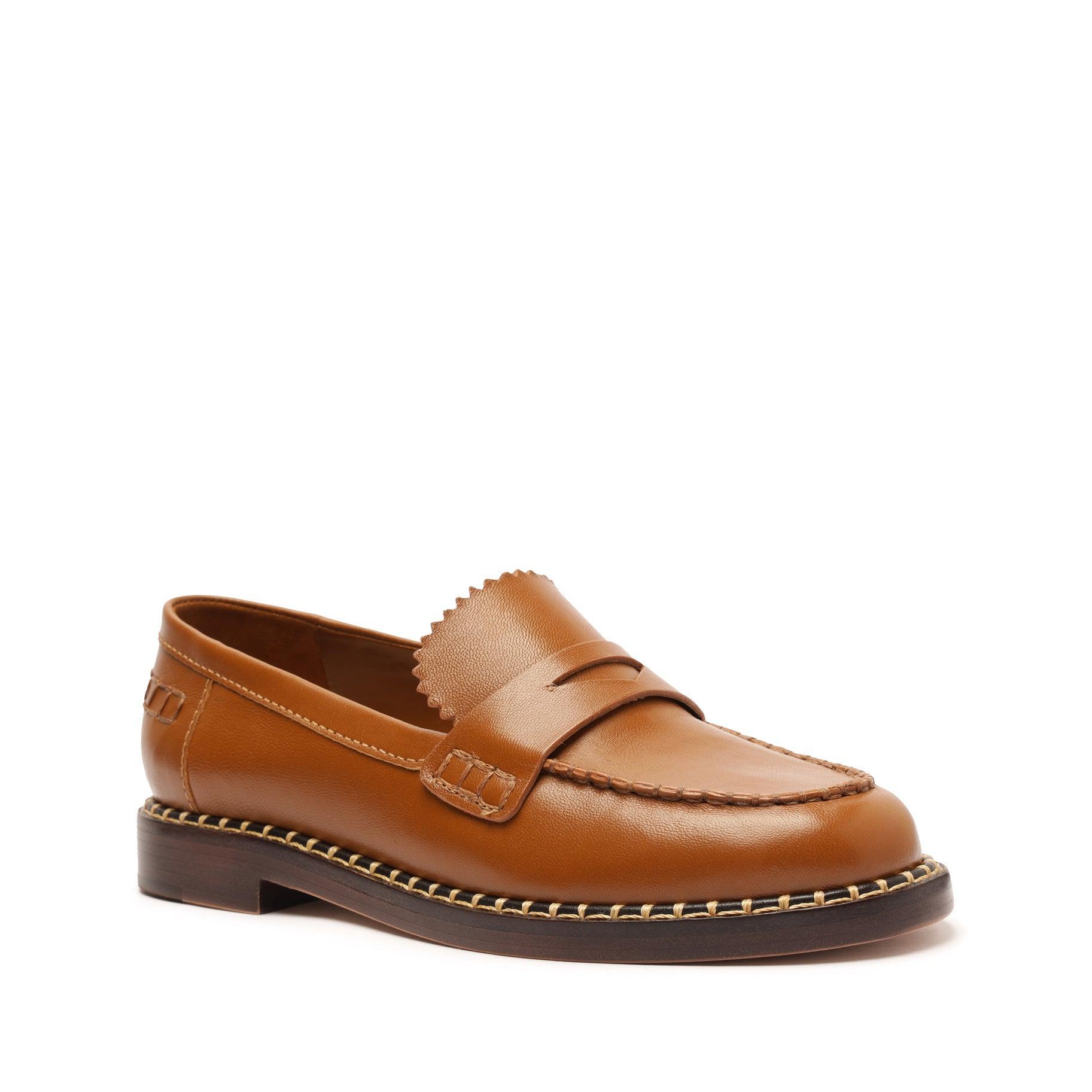 Christie Nappa Leather Flat Female Product Image