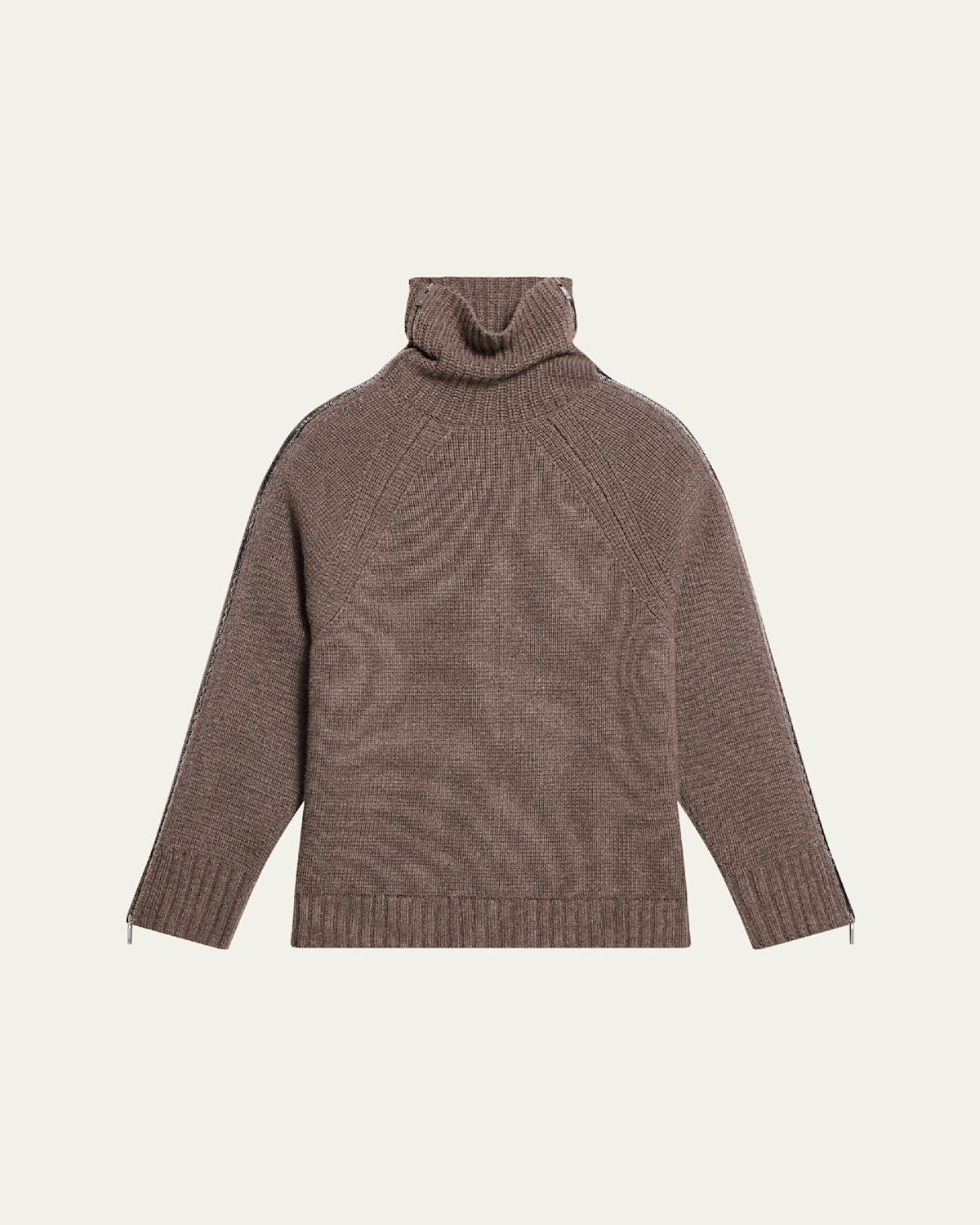 Mens Wool-Cashmere Suitcase Turtleneck Sweater Product Image