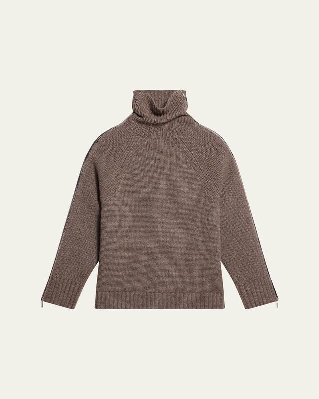 Men's Wool-Cashmere Suitcase Turtleneck Sweater Product Image