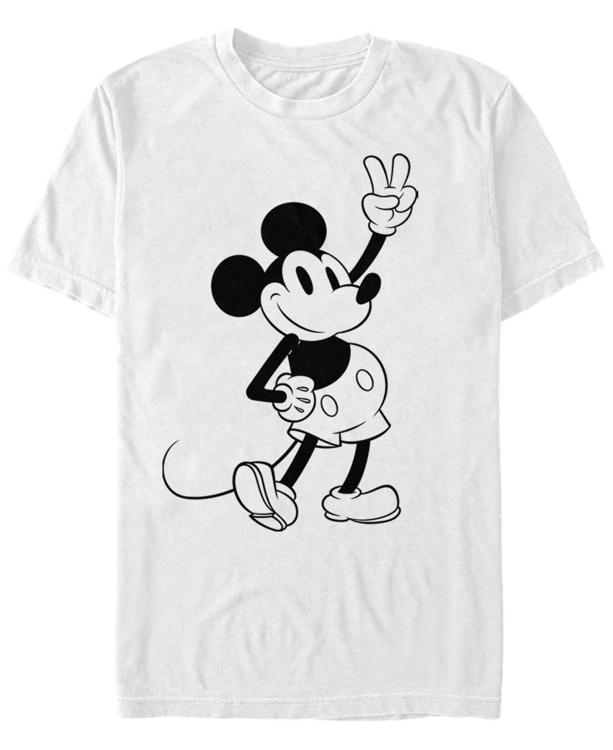 Disneys Mickey & Friends Mickey Peace Outline Mens Tee Product Image