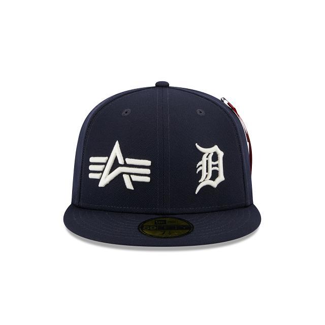 Alpha Industries X Detroit Tigers Dual Logo 59FIFTY Fitted Hat Male Product Image