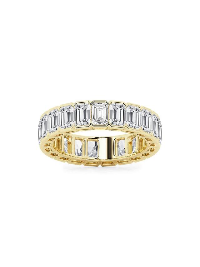 Womens 14K Yellow Gold & Emerald-Cut Lab-Grown Diamond Eternity Band/2.00-5.00 TCW Product Image