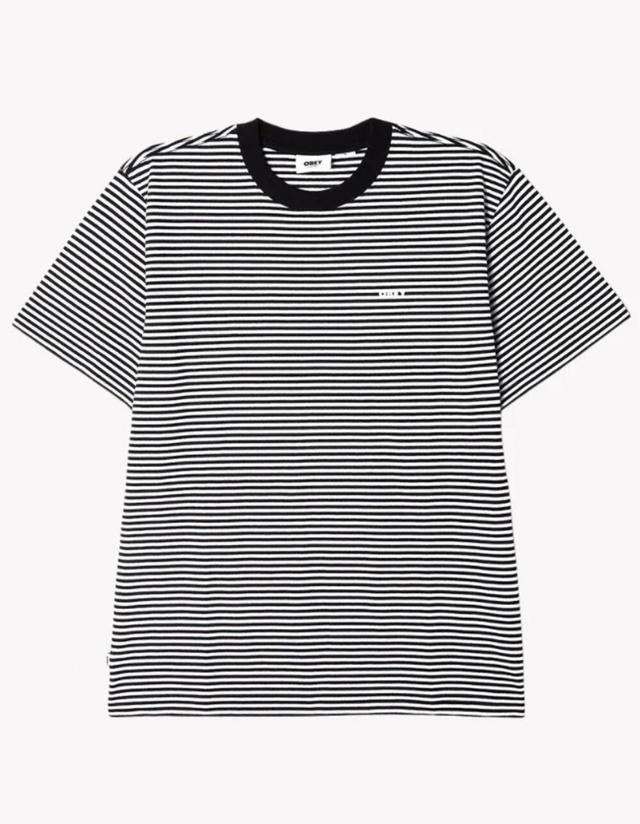 OBEY Parallel Mens Stripe Tee Product Image