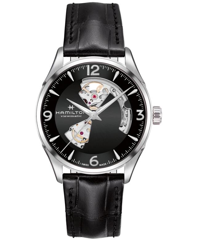 Hamilton Jazzmaster Skeleton Leather Strap Watch, 42mm Product Image