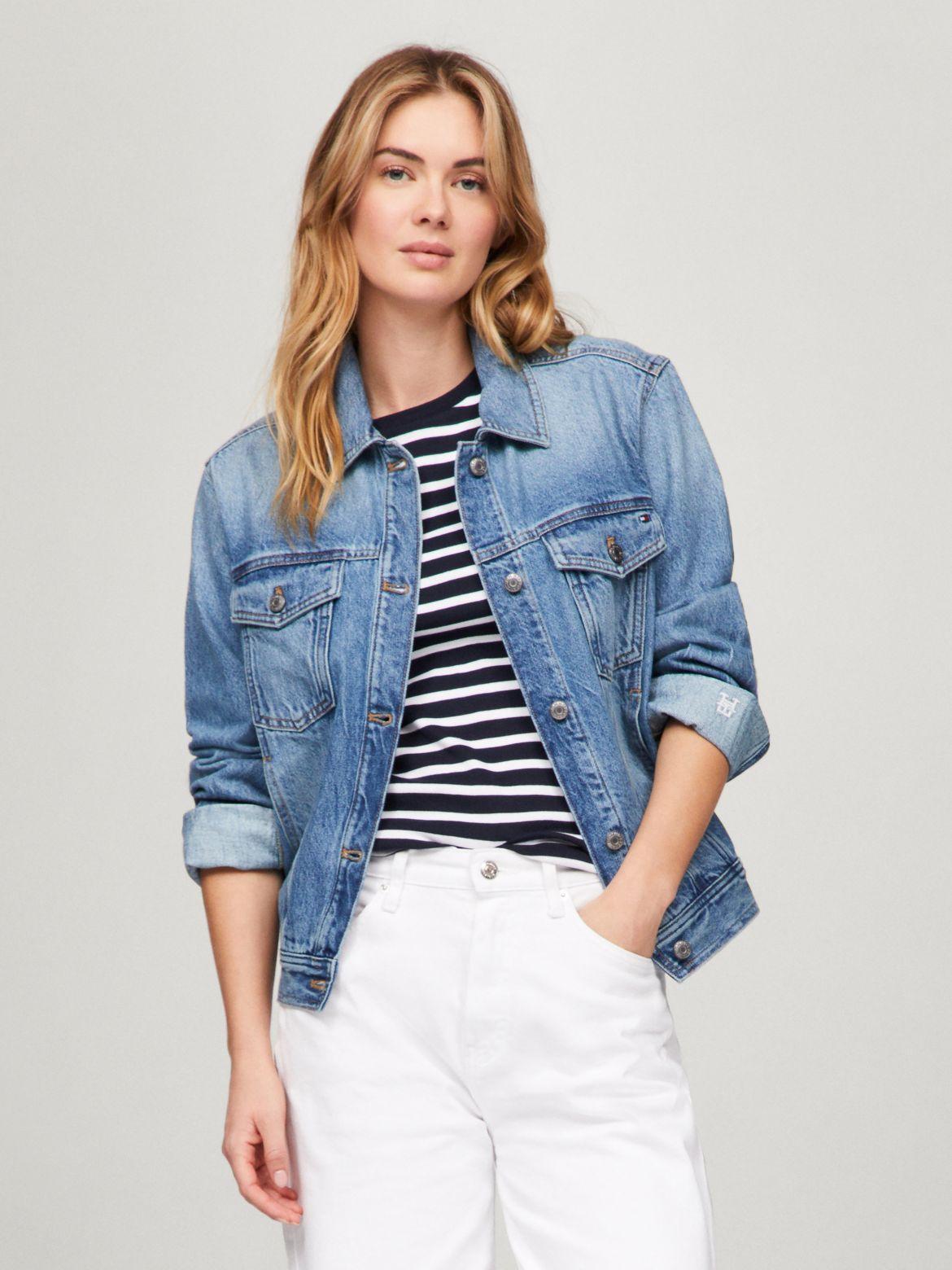 Tommy Hilfiger Women's Classic Denim Jacket Product Image