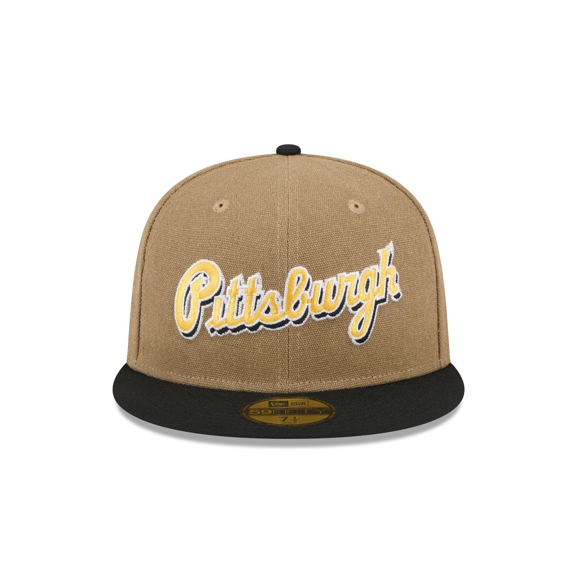 Pittsburgh Pirates Canvas Crown 59FIFTY Fitted Hat Male Product Image