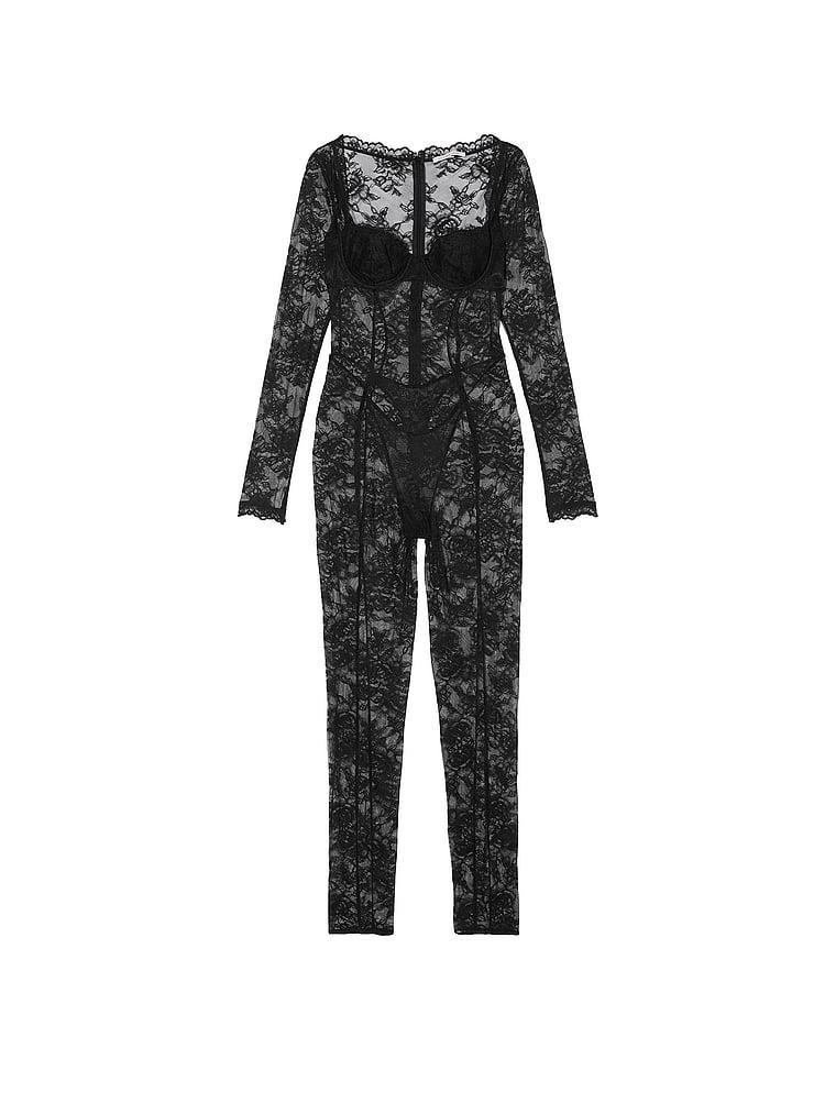 Rose Lace Balconette Catsuit Product Image