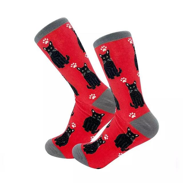 Mens Happy Tails Cat and Dog Socks Product Image