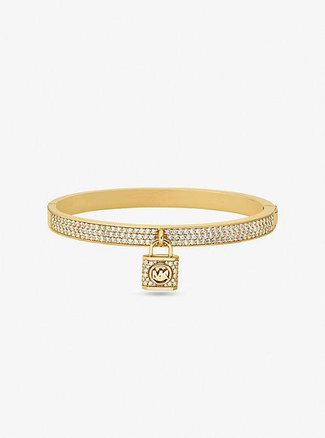 Michael Kors Pave Lock Charm Bangle Product Image