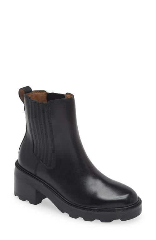 Madewell The Gwenda Platform Ankle Boot in Leather (True ) Women's Boots Product Image