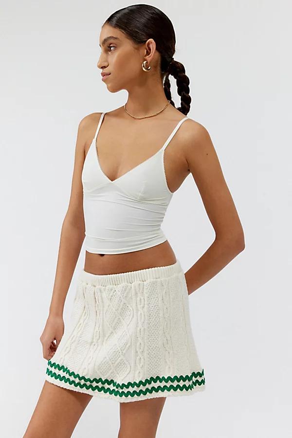 Urban Renewal Remade Ric-Rac Cable Knit Mini Skirt Womens at Urban Outfitters Product Image