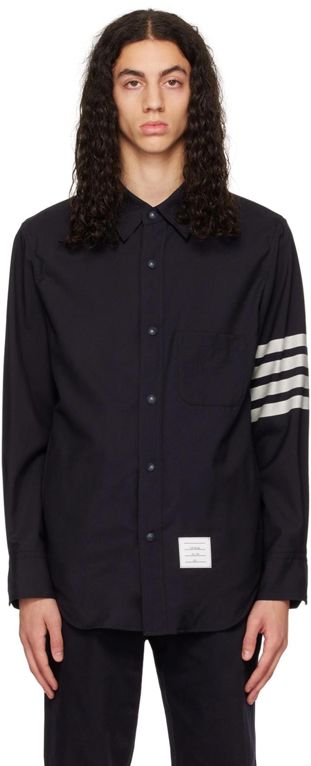 Navy 4-bar Jacket In 415 Navy Product Image